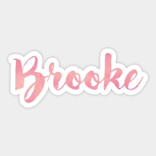 Brooke Sticker